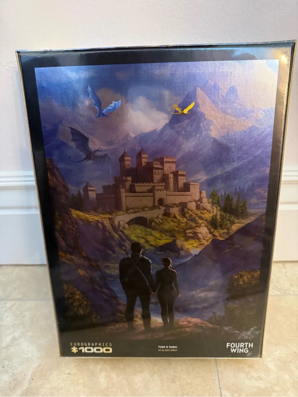 Castle 1000-Piece Puzzle - Blue Artwork